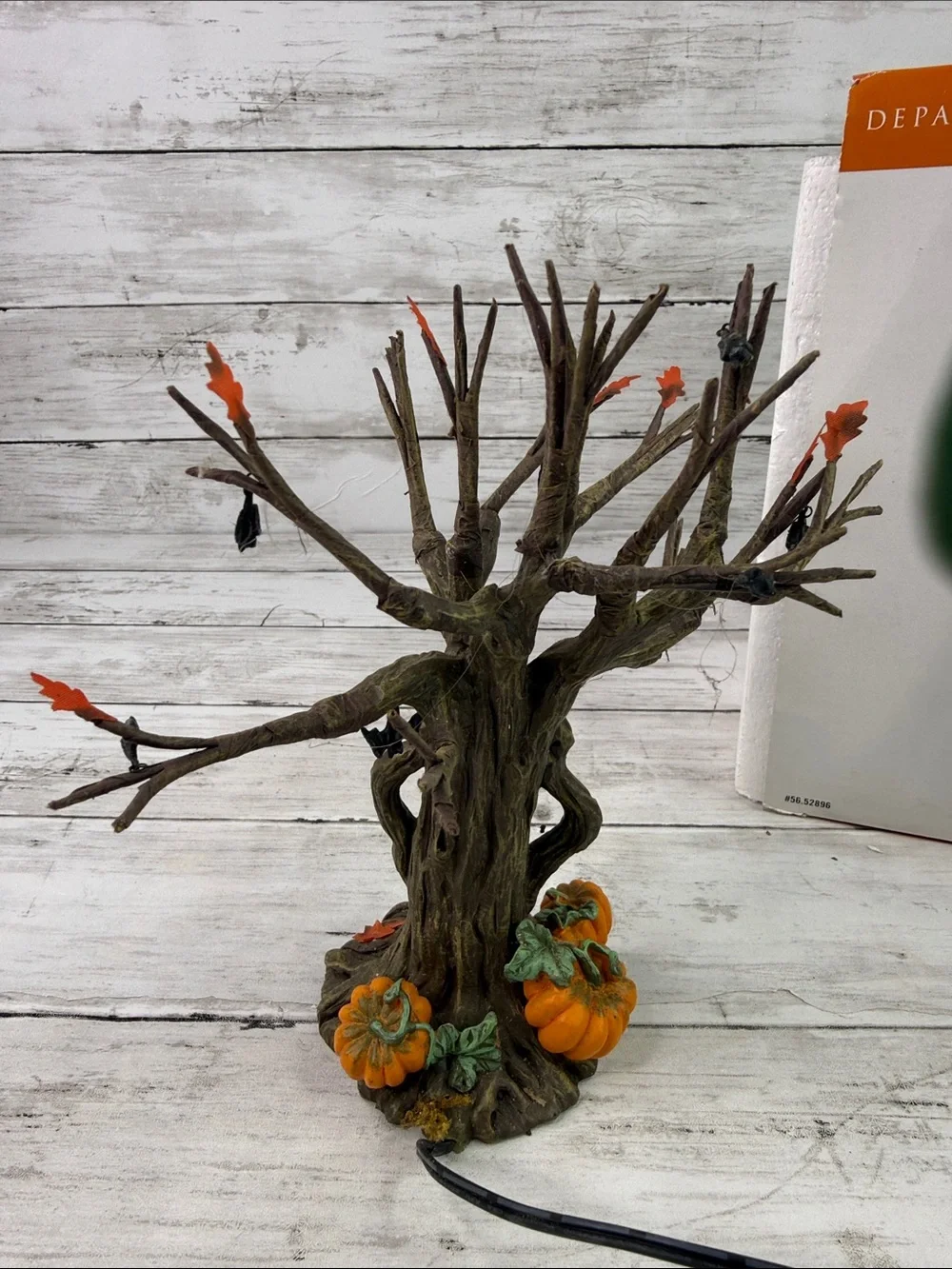 Department 56 Halloween Village Accessory Lit Spooky Tree (RETIRED 2007) -Lights